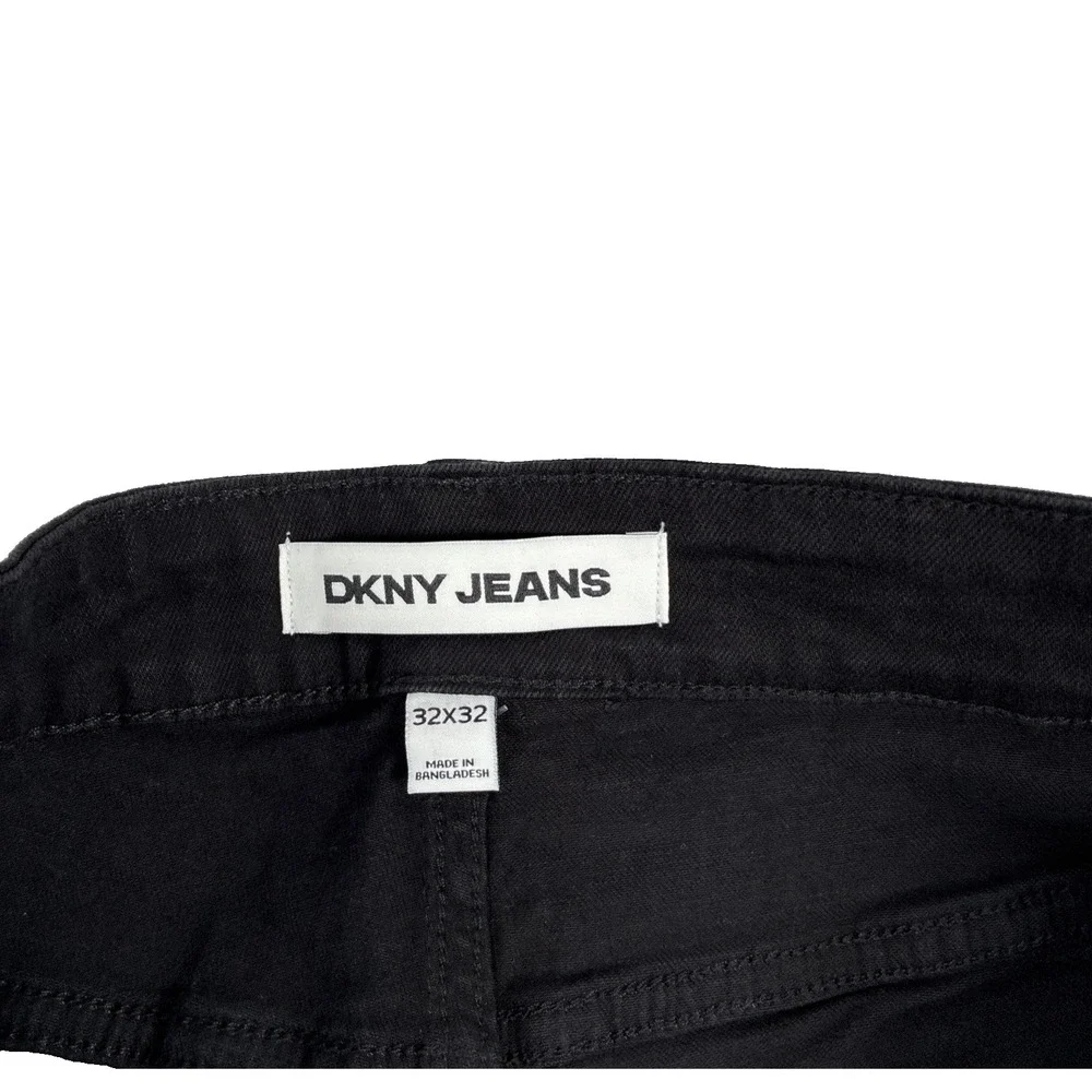 New Mens DKNY Jeans Bedford Slim Black Denim Size 32x32 NWT $79